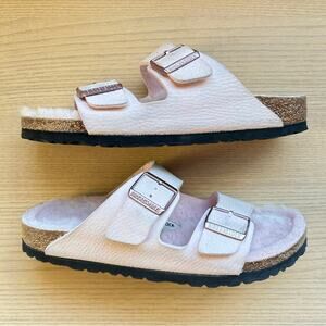 Birkenstock Arizona Microfiber Shearling Size 41
